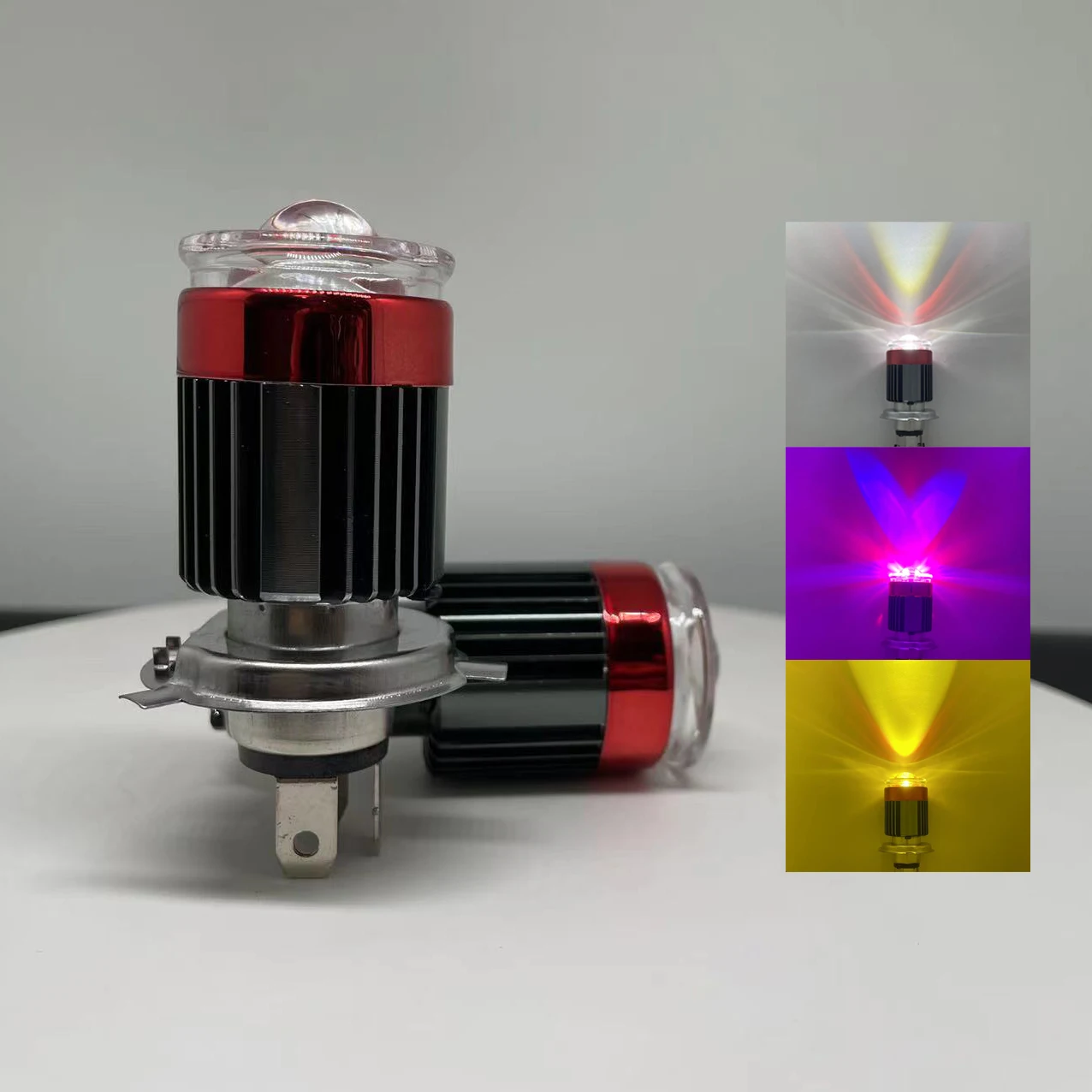 

Передняя фара мотоцикла H4 BA20D CSP 12 В, 2 шт.