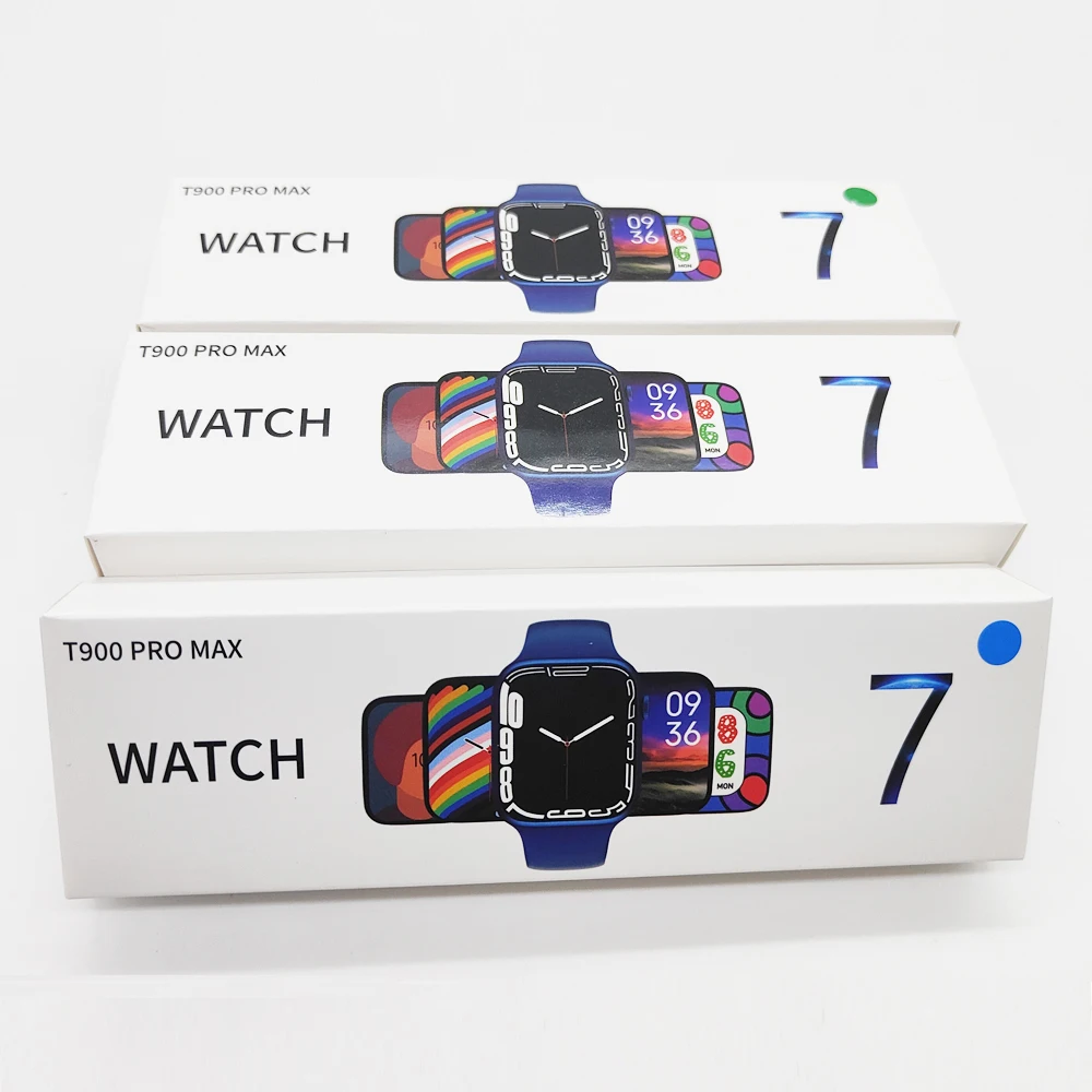 

2022 оригинальные Смарт-часы IWO 7 T900 Pro Max Full Touch фитнес-трекер для мужчин IWO7 Смарт-часы T900pro Max