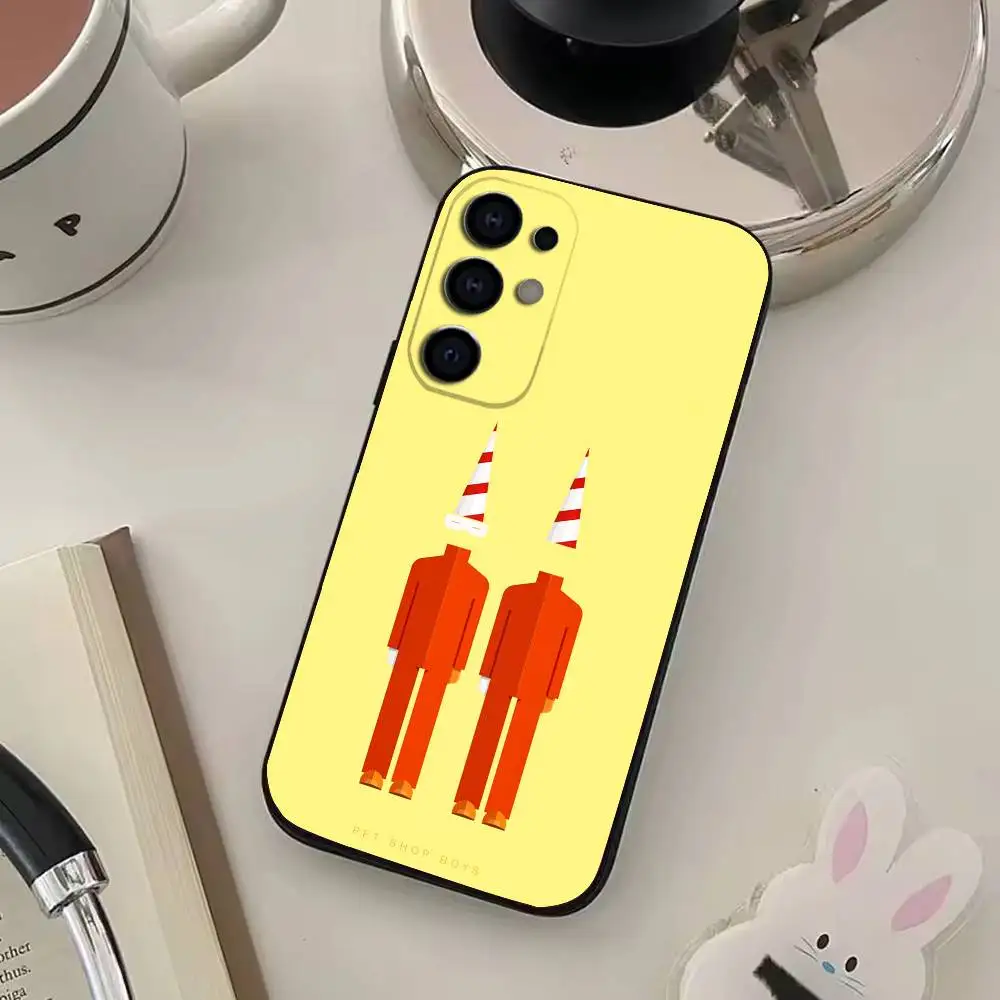 Фото Чехол для телефона Band P-Pet Shop Boys, силиконовый, мягкий, для Samsung S25, S24, S21, S22, S23, S30, Ultra, S20, Plus, Fe, Lite №4