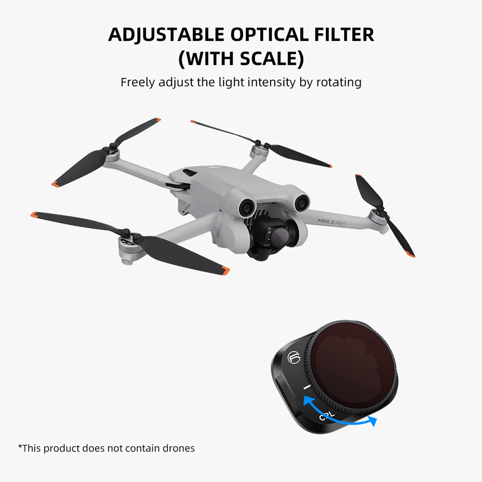Фильтры для объектива камеры DJI Mini 3 Pro Drone MCUV CPL ND8 ND16 ND32 ND64 Оптическое стекло