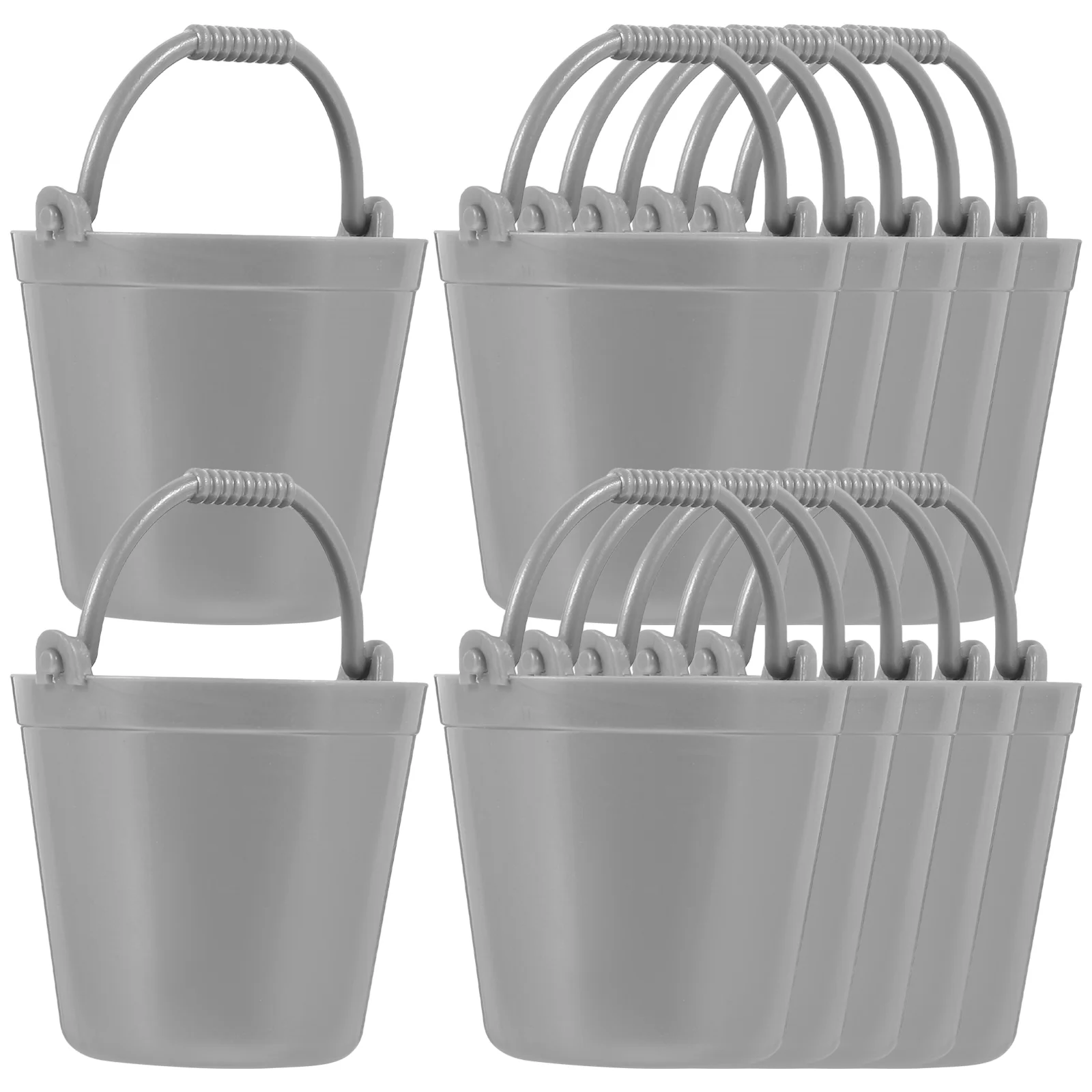

House Bucket Rustic Buckets Mini Model Miniature Decor Water Kid Tools