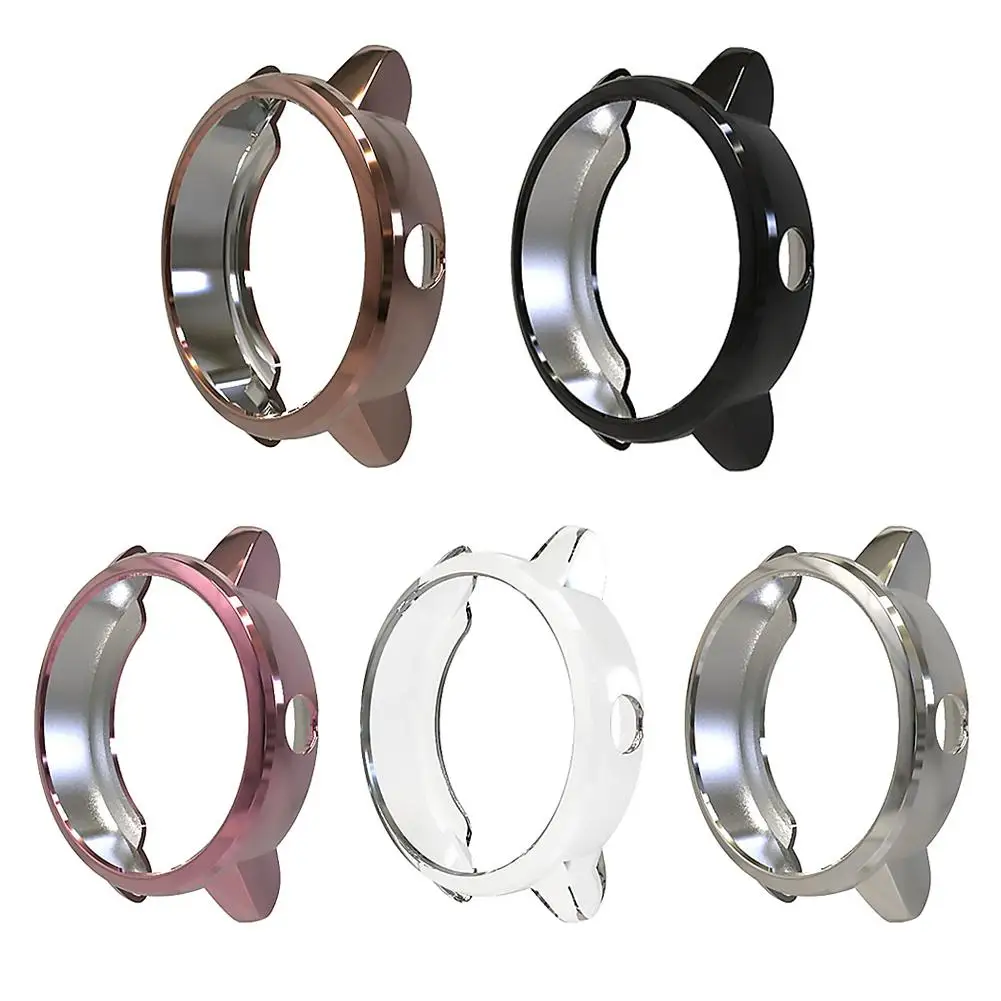 

Гибкий ТПУ тонкий защитный чехол для экрана часов Garmin Vivoactive 3 Спорт Классические цвета и простой прочный дизайн