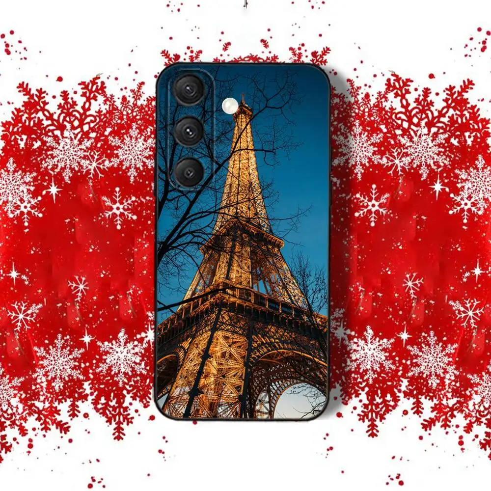 Фото Чехол для телефона P-Paris E-Eiffel Art TowerS для Samsung S22, S24, S20, S25, S23, S30, S21, Ultra, Plus, Fe, Lite 4G, 5G, черный мягкий чехол №5