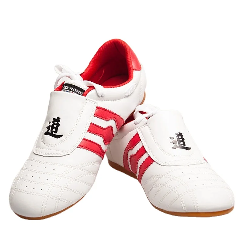 Black Taekwondo Shoes Men's High-quality Breathable Kung Fu Shoes Wushu Taichi Karate Martial Arts Wrestling Fighting Sneakers