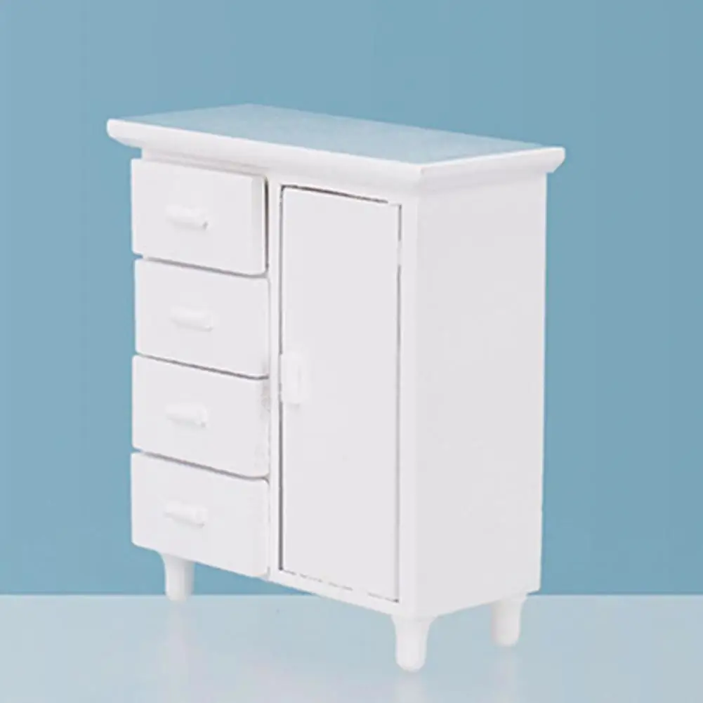 

Нежная модель чулана, тонкая работа, легкий шкаф для кукольного домика, миниатюрная модель ящика для кукольного домика