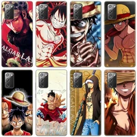 anime one piece luffy wano law case for samsung galaxy s22 s21 ultra s20 fe s8 s9 s10e s10 plus s10 lite a9 2018 black cover