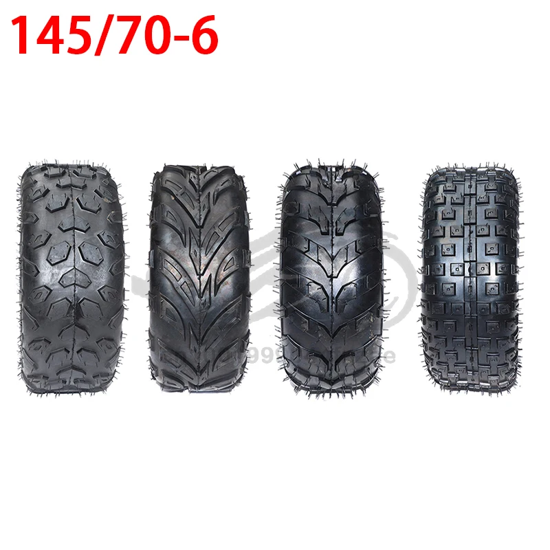 

1 Pcs 6 inch ATV tires 145/70-6 tubeless tires suitable for 50cc 70cc 110cc small ATV four wheeler snowplow front rear wheel