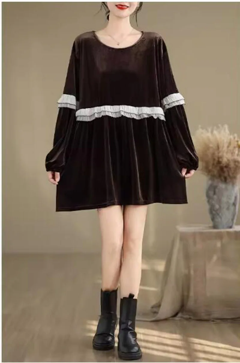 Модные женские бархатные рубашки Lanttern с длинными рукавами Осень-зима 2024 новый