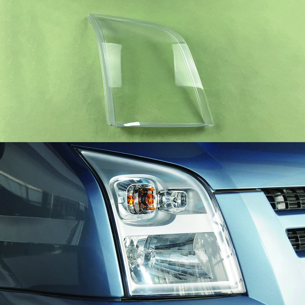 Для Ford Transit V348 2009-2012 крышка передней фары прозрачная маска корпус фары из плексигласа замена оригинального абажура