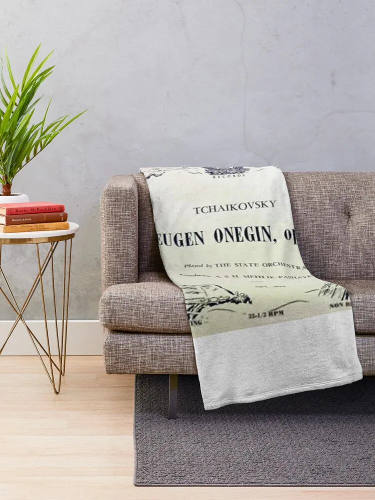 Tchaikovsky ?Eugen Onegin Period Records Classical opera Peter Tschaikowsky ballet Throw Blanket Luxury Cute Blankets