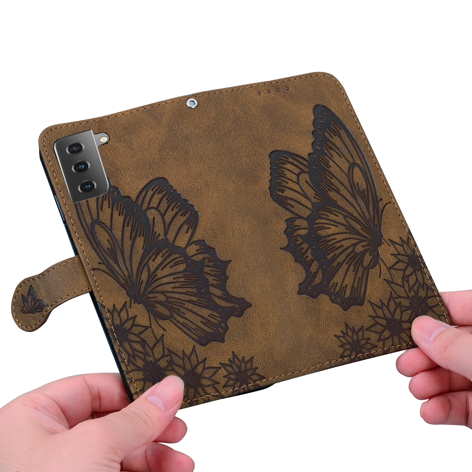 Luxury Leather Wallet Case For Samsung Galaxy S22 S23 S8 S9 S10 Plus S20 S21 FE Note 20 Ultra Flip Holder Stand Bags Phone Cover