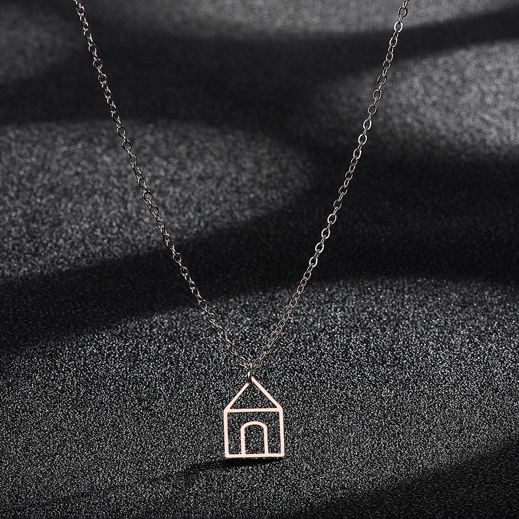 Ожерелье из нержавеющей стали Cxwind с подвеской в виде помещения - купить по