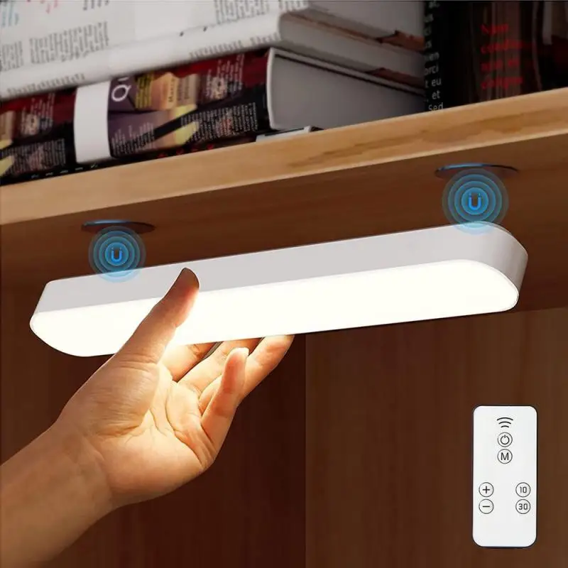 Control Switch Night Light Touch/remote Led Table Lamp USB Rechargeable Magnetic Lamp  Kitchen Closet Wardrobe Indoor Lighting