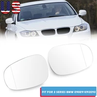 1pc side rearview mirror glass anti glare defrosting heater fit for bmw e81 e88 e90 e91 e92 e93 lci 2008 2012 car accessories