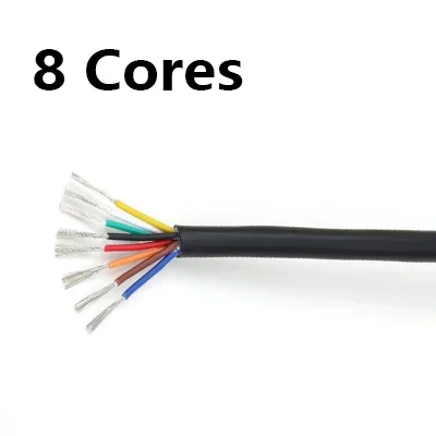 

Многожильный провод UL2464 2-10 жил черный/белый 30 28 26 24 22 20 18 16 14AWG