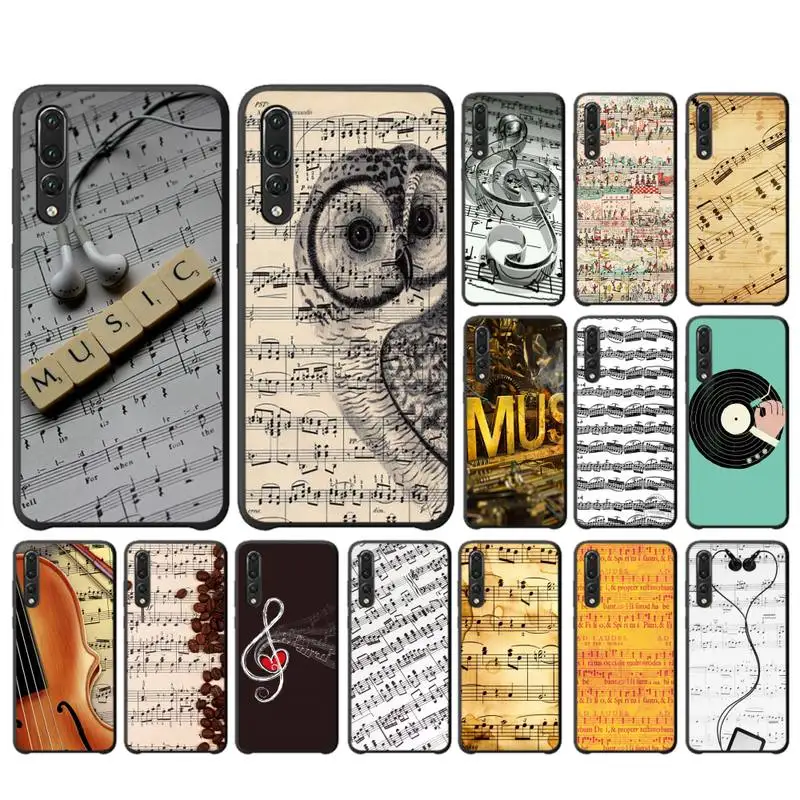 

MaiYaCa Music Score Phone Case for Huawei P30 40 20 10 8 9 lite pro plus Psmart2019