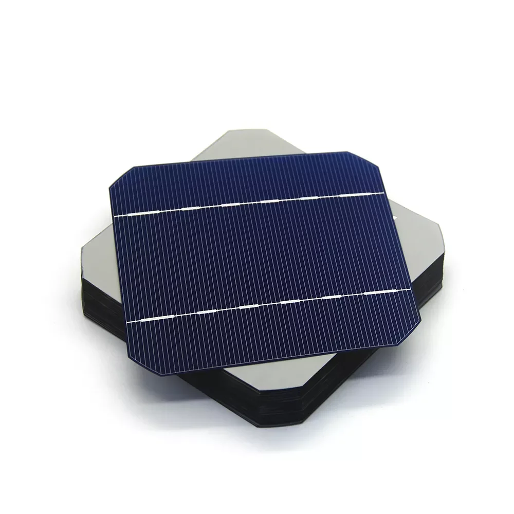 

60Pcs 2.8W 0.5V Grade A 125 * 125MM Photovoltaic Mono Monocrystalline Silicon Solar Cell 5x5 For Solar Panel