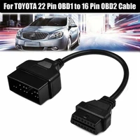 22 pin obd1 to 16 pin obd2 converter adapter cable for toyota diagnostic scanner adapter diagnostic cable
