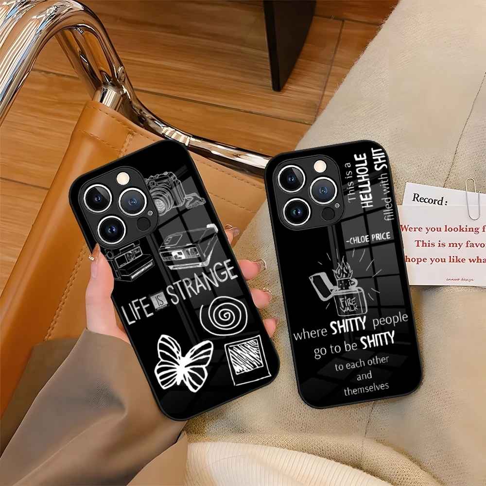 Защитный чехол из закаленного стекла для iPhone 15 13 14 12 11 Pro XS Max Plus Mini X XR 8 7 6s SE2020