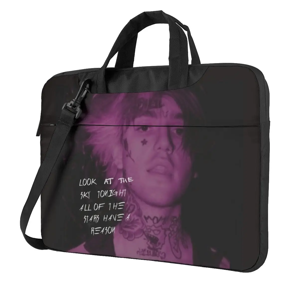 

Lil Peep Star Lyrics Signed Laptop Bag Music For Macbook Air Pro Acer Dell Case Fashion Shockproof 13 14 15 15.6 Pouch