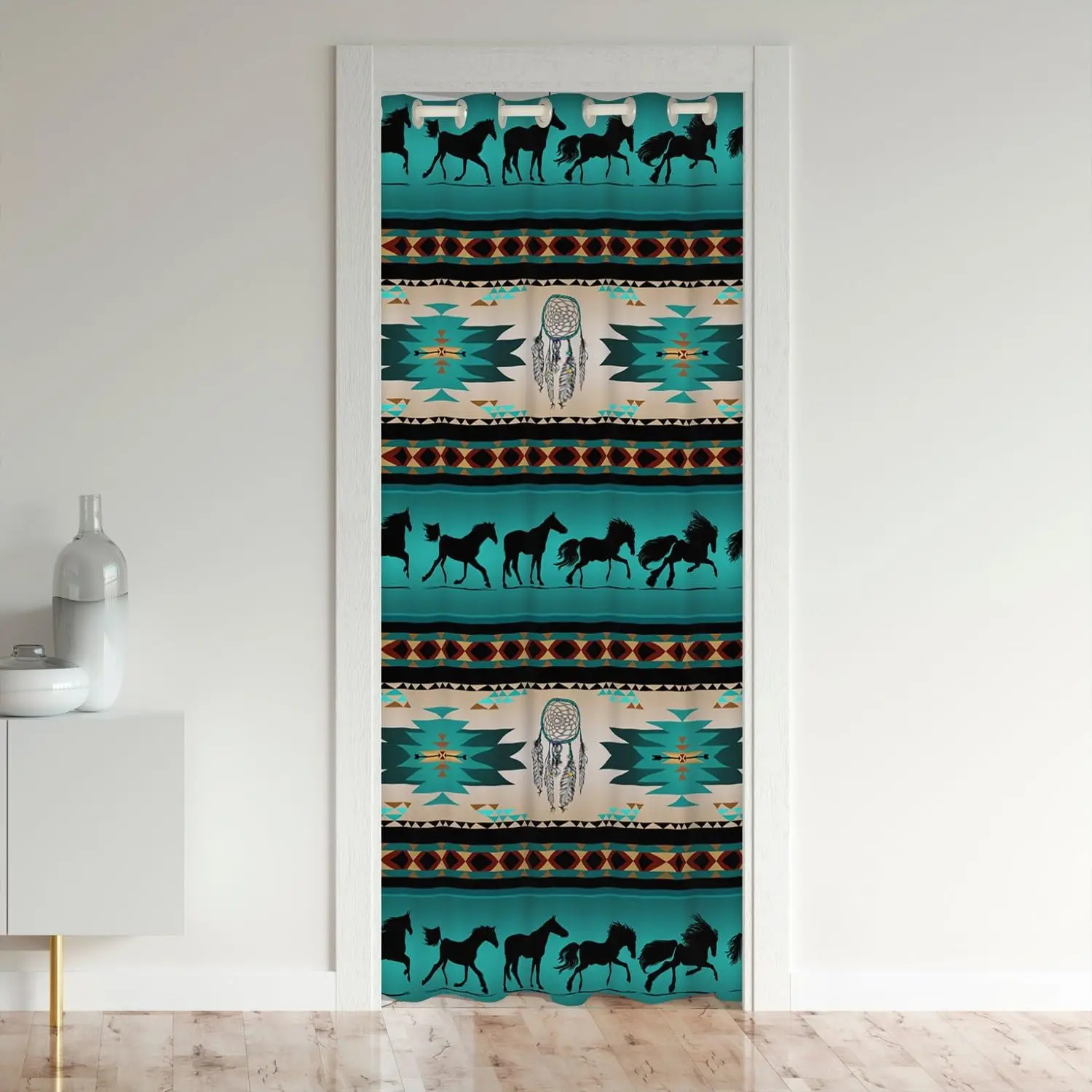 Черно-белые Дверные Шторы со слоном для двери занавески шкафа гостиной спальни