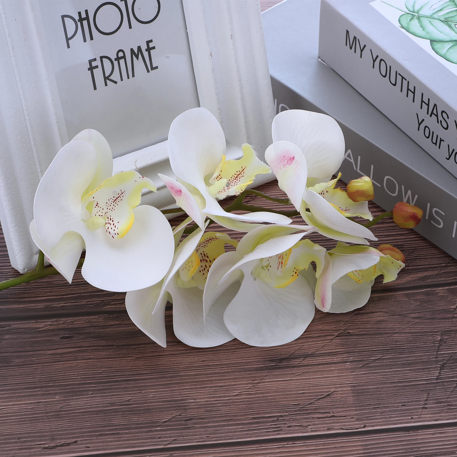 Свадебное украшение 6-головый Шелковый цветок имитация бабочки орхидеи