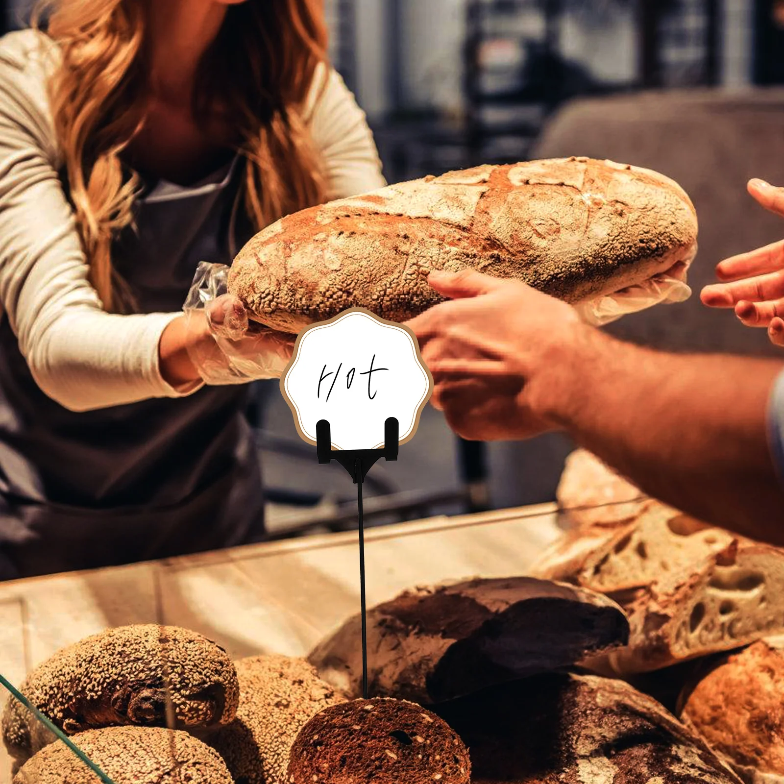 10 шт. витрина ценник рекламный зажим держатель для полки карточек стойка