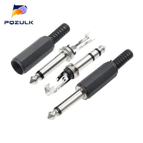 PQZULK 6.35 Audio plug/socket