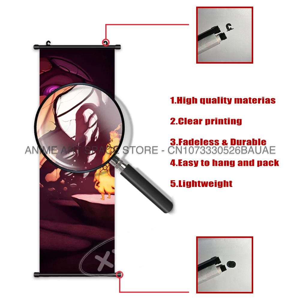 Наруто висит картина Саске Учиха печать на холсте аниме постер мультфильм