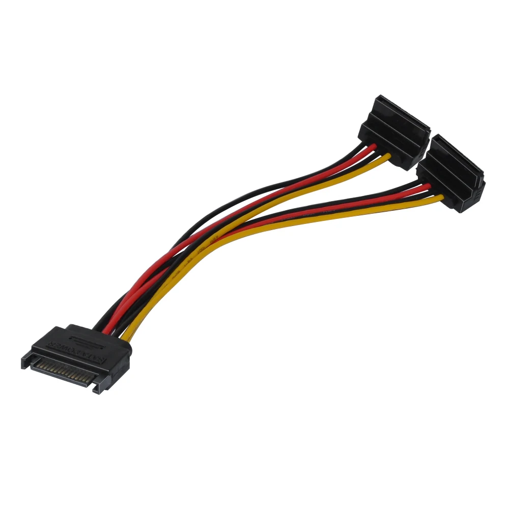 

15 Pin SATA Male to Molex IDE 4 Pin Female Adapter Extension Power Cable IDE to Serial Motherboard ATA Computer HDD Hard Disk