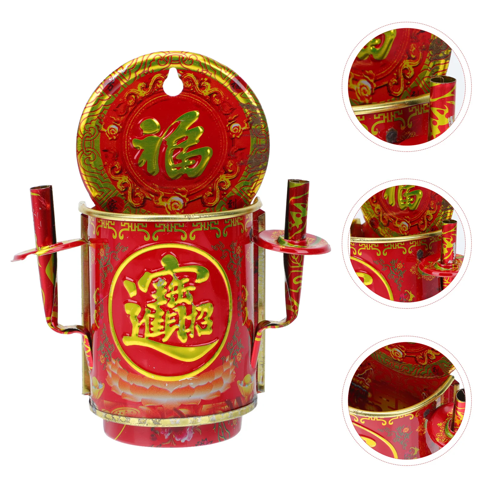 

Burner Holder Wall Chinese Shui Hanging Feng Censer Stick Statue Iron Furnace Funeral Money Burninsence Ornament Decor Mounted