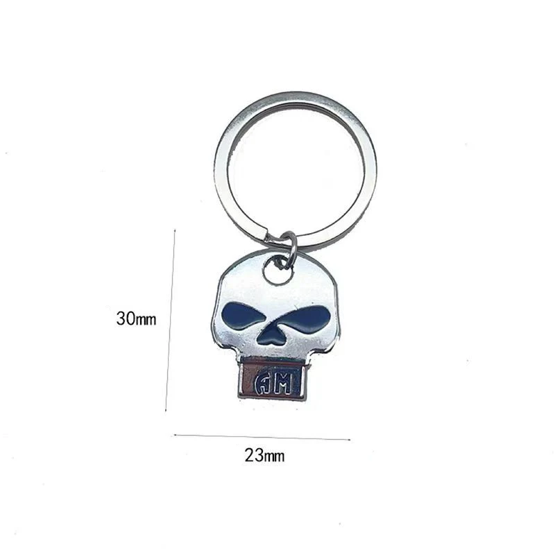 

DIY креативный череп, голова ключа для мотоцикла, необходимая ручная полировка держателя ключей, индивидуальный ключ для мотоцикла, замена ручки