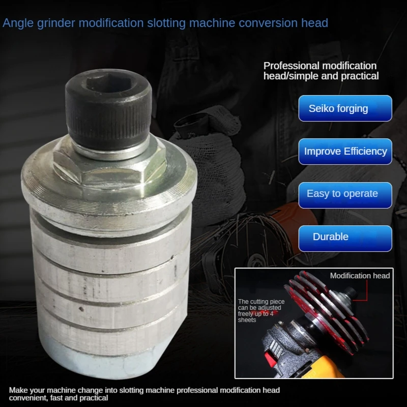 

M10/M14 Angle Grinder to Grooving Machine Adapter for Variable Slotting Machine
