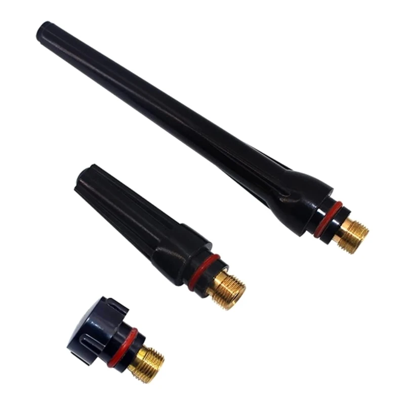 Сварочная горелка TIG с цанговым корпусом комплект насадок вольфрамовый электрод