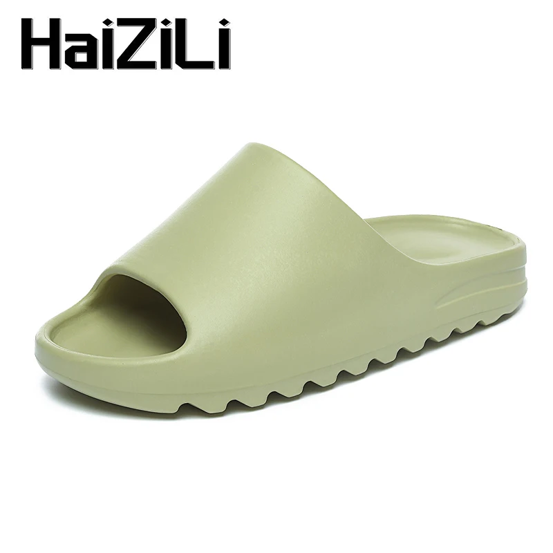 

2022 Top Quality Summer Men Slippers Fashion Slippers Solid Color Casual Home Slipper Shoes EVA Non-slip Shoes Women's Beach