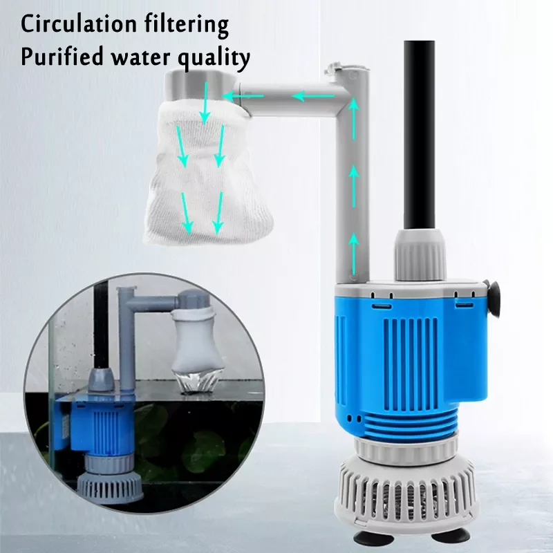 

50Hz Electric Aquarium Fish Tank Water Change Pump Cleaning Tools Water Changer Gravel Cleaner Siphon Water Filter Pump