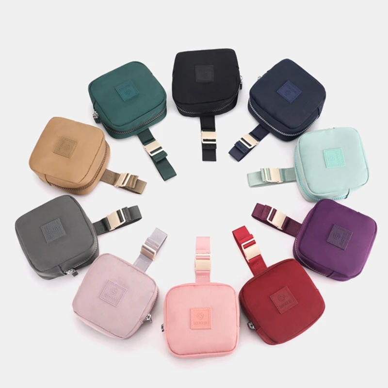 

Spring New Women's Key Bag Korean Fashion Satchel Solid Color Multi Function Coin Purse Women's Cute Keychain Pouch