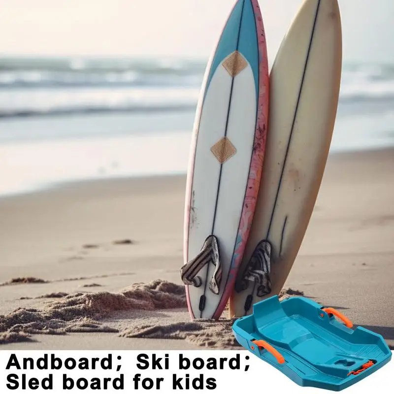 Санки для катания на снегу зимние песочные с Натяжной шнурком пляжные всех