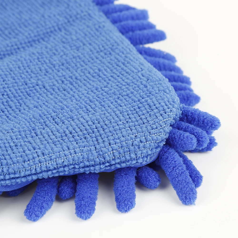 Перчатка для мойки автомобиля многофункциональная ручка из микрофибры мытья