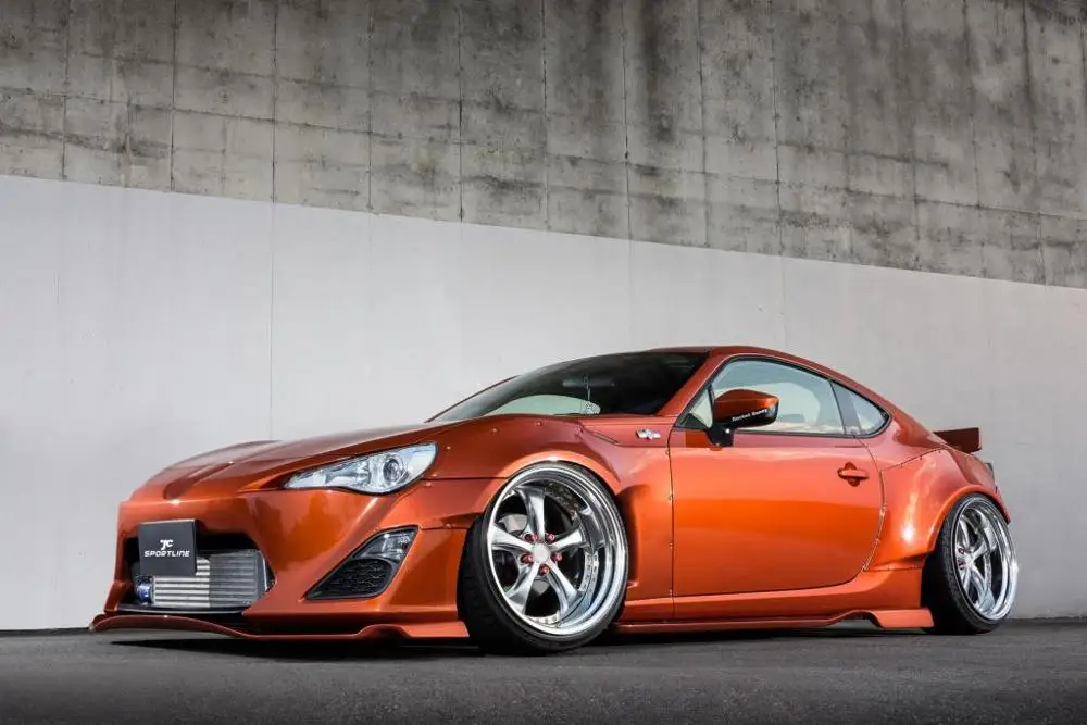 Боковые юбки для автомобиля Комплект боди Subaru BRZ Toyota FT86 GT86 2013-2020 боковые фартук
