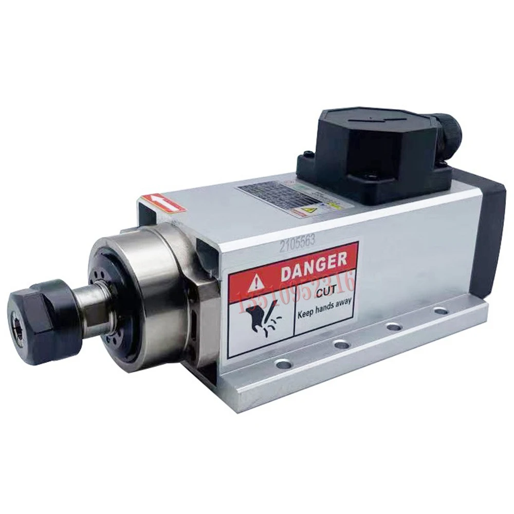 Новейший двигатель шпинделя с ЧПУ гравировального станка воздушным охлаждением