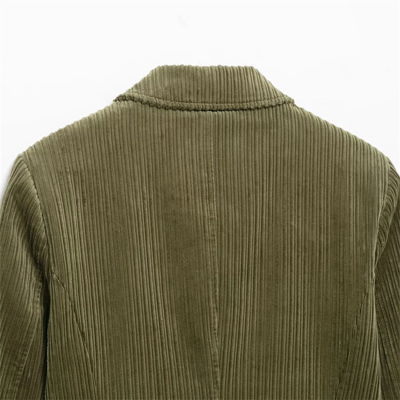 KEYANKETIAN 2022 весенняя новая женская короткая вельветовая куртка в стиле ретро