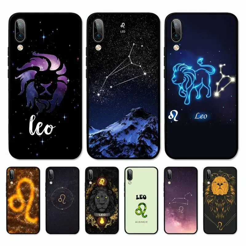 

Constellation Leo Phone Case for Vivo Y91C Y11 17 19 17 67 81 Oppo A9 2020 Realme c3