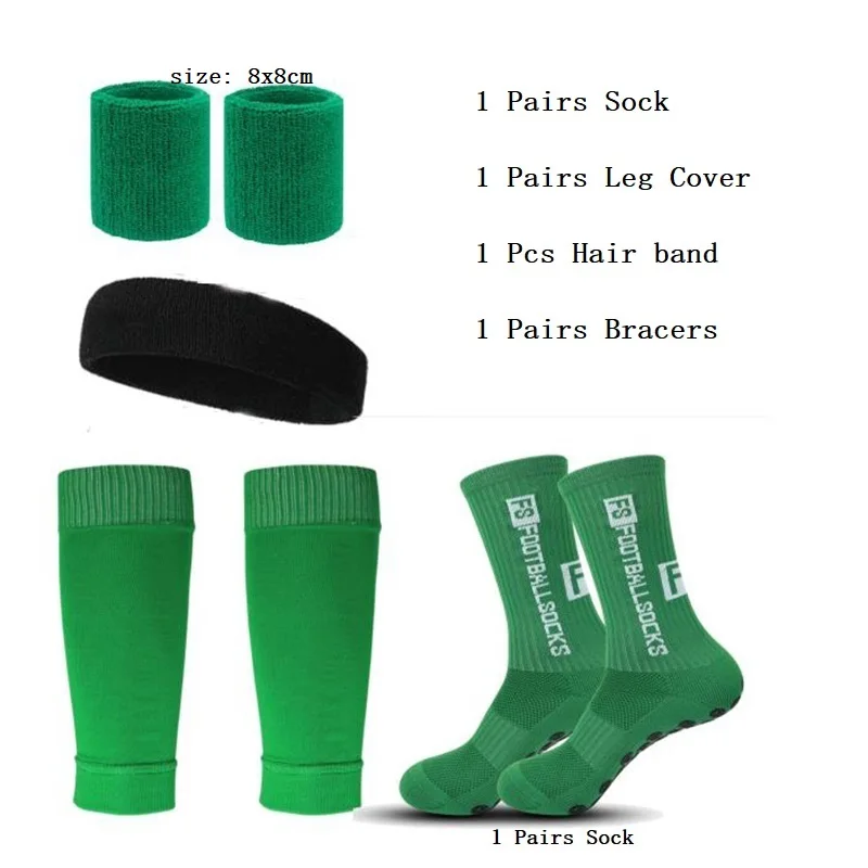 4 шт./комплект противоскользящие носки для занятий футболом