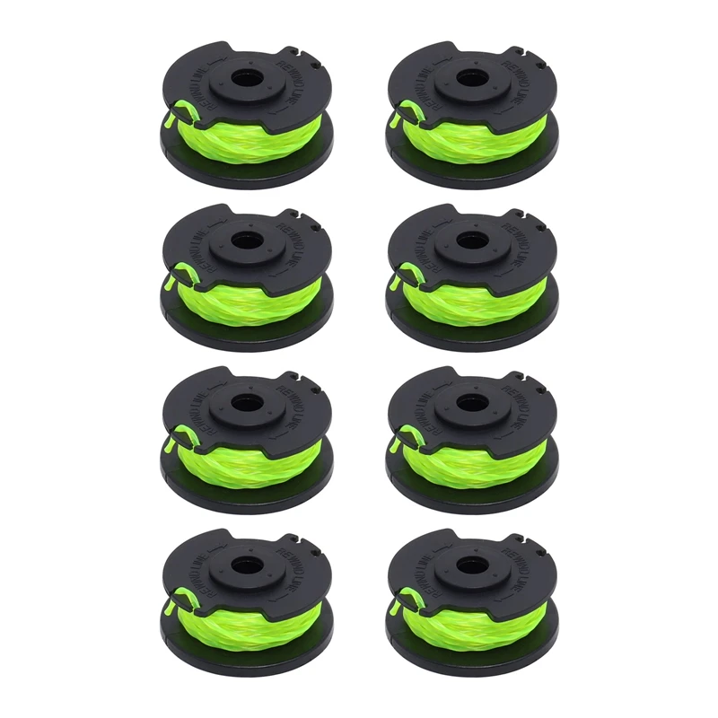 

8Pack RAC143 Replacement Spool Line For Ryobi 36V Grass Trimmer Spool, Weed Eater String Auto-Feed