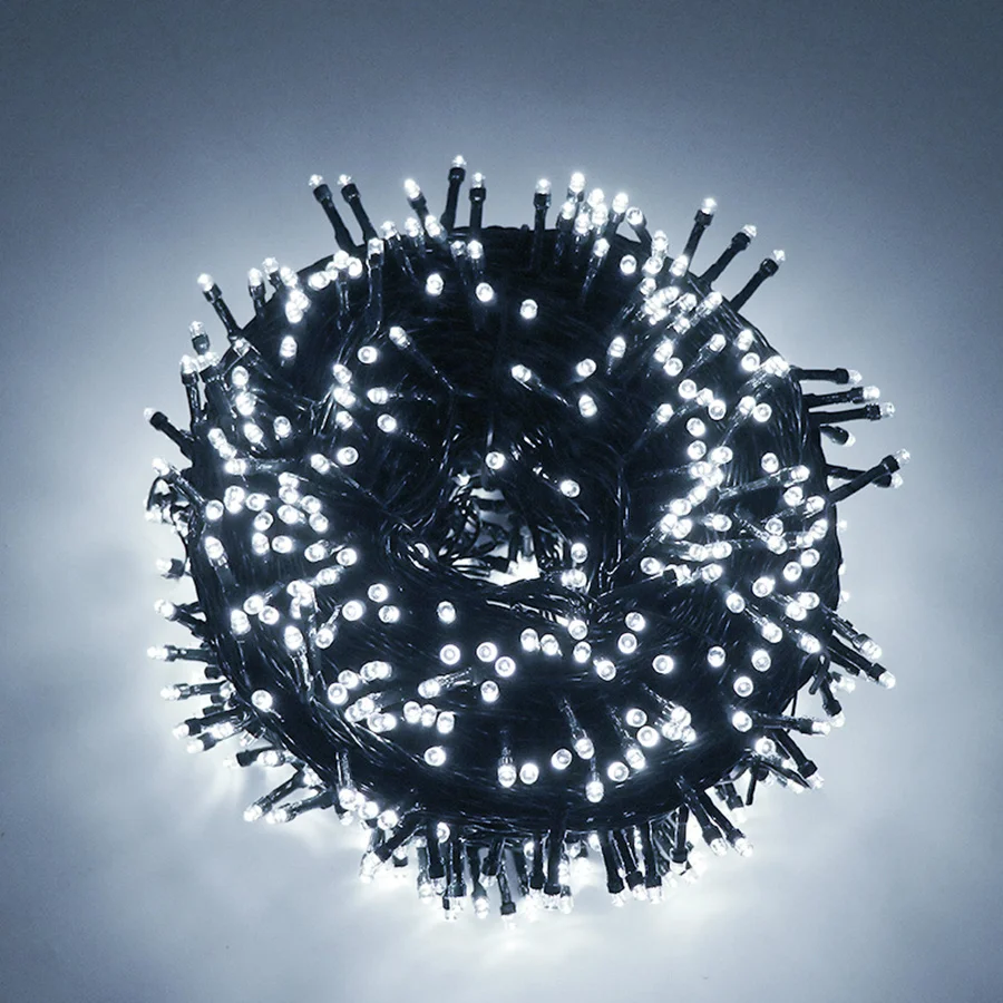 PAMNNY Рождественская гирлянда светодиодная 10/20/30/50 м теплый белый/многоцветный