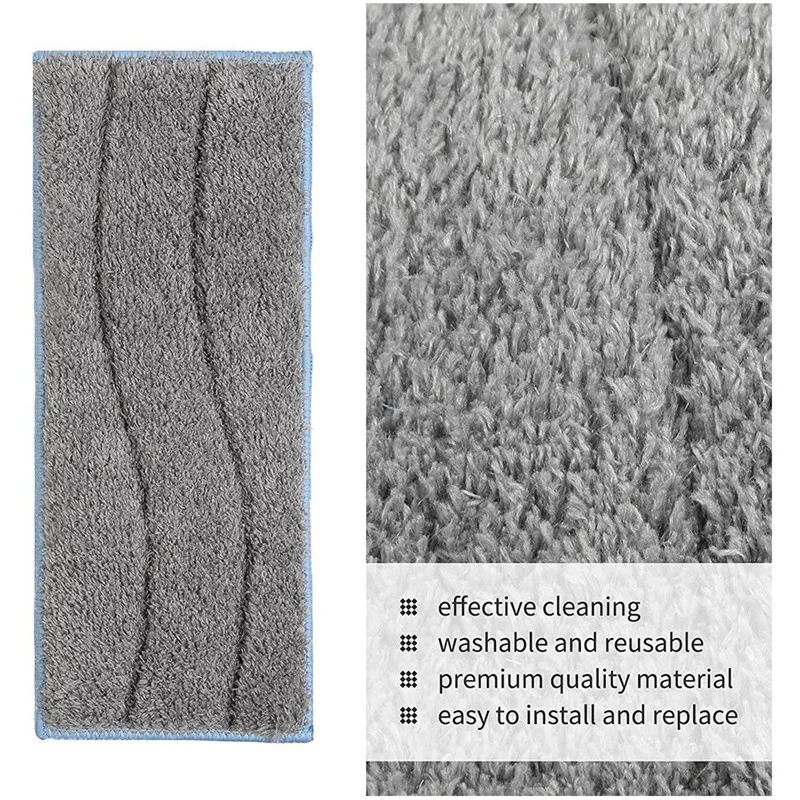 Моющиеся и многоразовые подкладки для влажной уборки совместимые с Irobot Braava Jet M