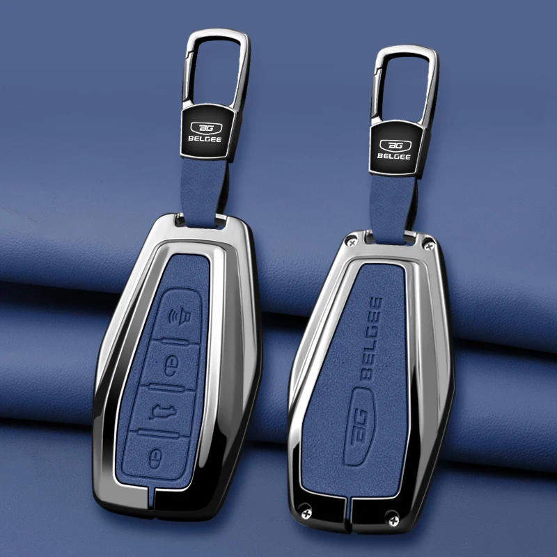 Фото Подходит для Geely BELGEE, чехол для ключей GL New Emgrand GS Vision X6 Binyue, кожаный чехол для автомобильного ключа, аксессуары из цинкового сплава, новинка. №3