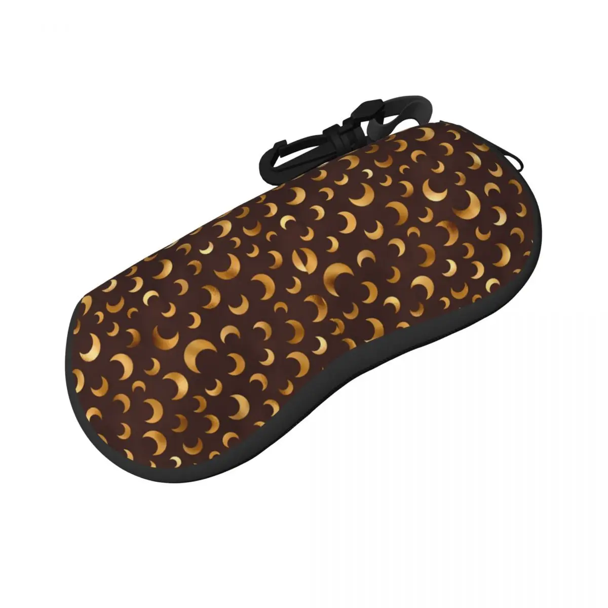 

Sun And Moon Horizontal Glasses Case Sun and Moon Soft Daily Sunglasses Pouch Men Women Zipper Eyewear Organizer
