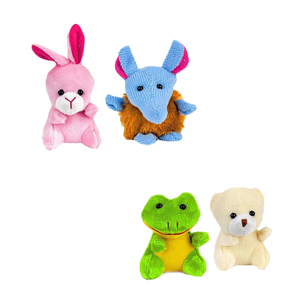 

4pcs Interesting Funny Lovely Plush Mini Dolls Hanging Dolls for Girls Kids